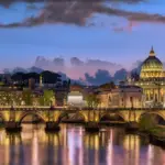 Roma iluminada, Italia