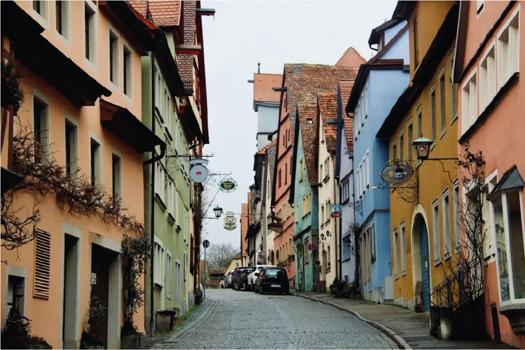 Calles de Rothenburg ob der Taube