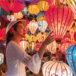 Hoi An iluminado con faroles