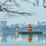Lago Hoan Kiem en Hanói