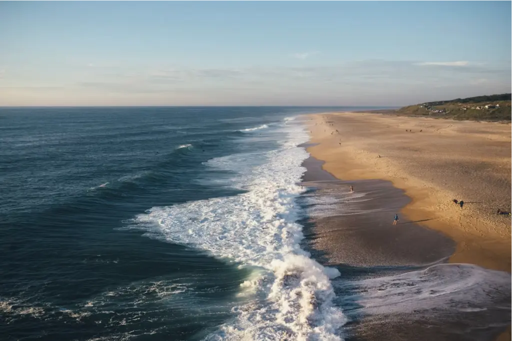 Nazaré y océano