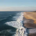 Nazaré y océano