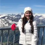 Niña en Monte Titlis