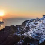 Santorini al atardecer