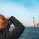 Fotográfa en la Estatua de la Libertad
